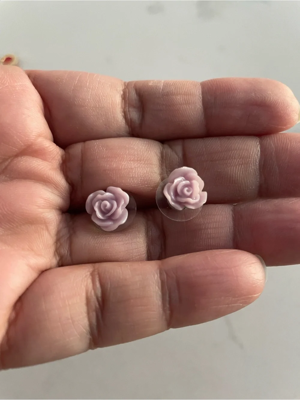 Rose Earrings & Bracelet Set
